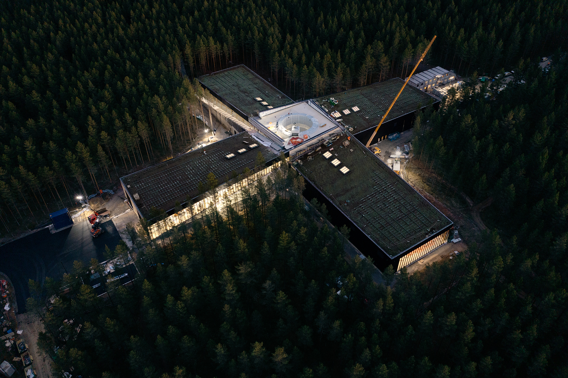Dronebilde av The Plus