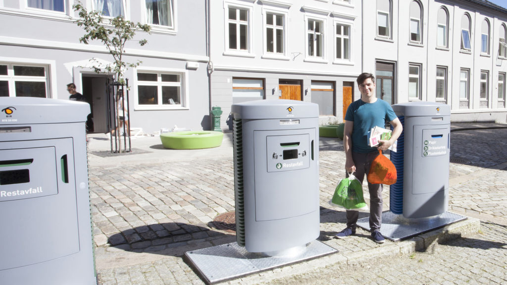Bossnettet i Bergen med nedkastpunkt